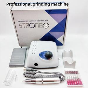 강력한 210 전기 네일 드릴 기계 35000RPM 핸드피스 네일 파일 장비 연마 네일 페디큐어 네일 아트 드릴 기