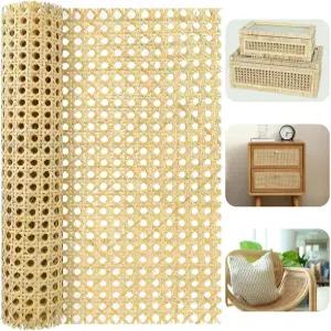 가구 의자 캐비닛 천장 침대용 16인치 와이드 라탄 웨빙 40인치(3.3피트) 롤 프로젝트 바구니 직조 용품