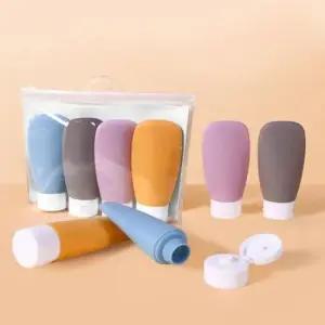 여행용세트 여행 목욕 용품 휴대용 실리콘 리필 공병세트 위생적
