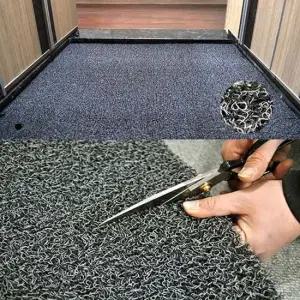 [무료배송] 투톤코일 롤매트/120x100/블랙그레이 바닥깔개 매트