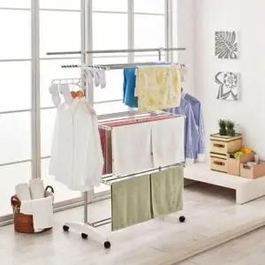 건조대 조립식 이동 접이식 스텐 6 W