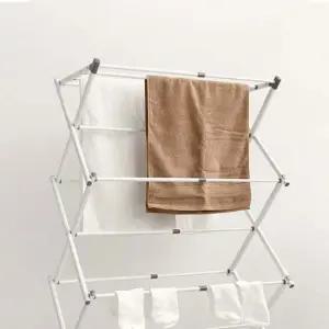 싱글 원룸 좁은거실 가습 길이조절 화이트 빨래건조대