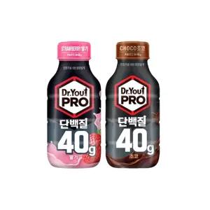 닥터유 프로 단백질 드링크 40g 딸기,초코 350ml 20개씩 골라담기