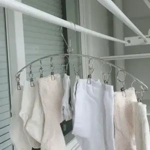 ZF 양말 미니건조대 스텐 옷걸이 빨래집게 10구