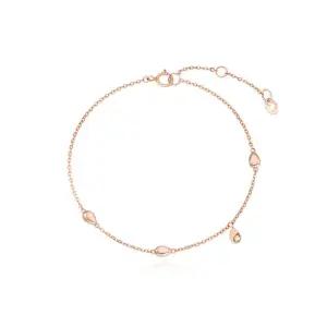 [티르리르] 14K 핑크 골드 리플 오브 글로우 팔찌 TBTK4P00950M