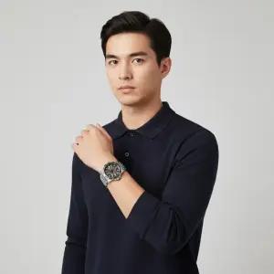 AW1816-89E 마린 다이버 남성 메탈시계