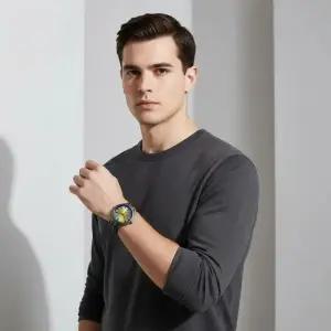 DZ2218 STREAMLINE) 스트림라인 남성 가죽시계