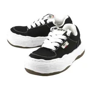 미하라 야스히로 A15FW704 BLACK 올리버 OG 캔버스 스니커즈