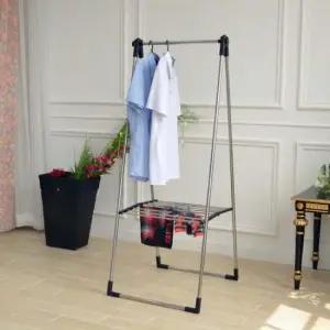 실내건조대 행거형 빨래건조대 2단 접이식빨래건조대
