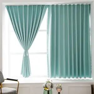 [무료배송] 붙이는 무지 암막커튼 150X150 햇빛차단 무타공커튼