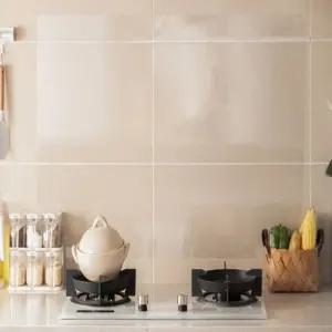 손쉬운 무점착 주방타일 기름때 오염방지 투명 시트지