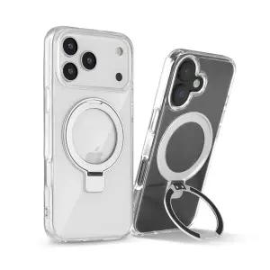 아이폰 맥세이프 스탠드 거치대 핑거링 투명 케이스 아이폰 17 프로 맥스 에어