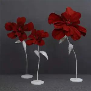 대형 조형물 장미꽃 공원 웨딩홀 베이스 플라워 카페