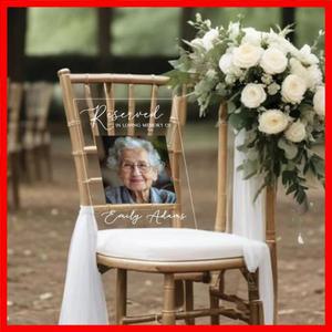 예약 기념 사인 개인화 플라크, 사랑 메모리 웨딩 장식, 공감 선물, 아크릴