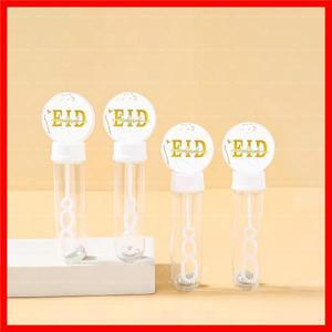 EID 무바라크 버블 완드 비누병 튜브 라마단 장식 홈 카림 파티 이드 선물, 거품 물은 포함되어 있지 않습