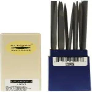 발로르베 LA249 글라돈 스위스산 바늘 파일 12세트 컷 2/160mm 주얼러스 세트
