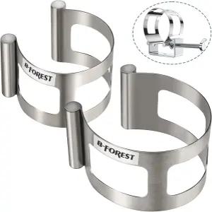 배기 태킹 밴드 클램프 온 세트 2.5인치 및 3인치 듀얼 사이즈 용접 제작 파이프 수리용 범용