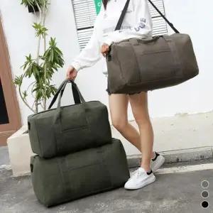 남성 백패킹 대용량 캔버스 방수 멀티수납 보스턴백