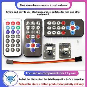 IR 적외선 무선 송신기 모듈 디지털 리시버 센서 Arduino용 리모컨 포함 38khz 1 세트
