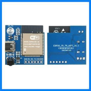 ESP32E-N4 프로그래밍 가능 적외선 송수신기 NEC 명령 지원 WiFi 패스스루 모듈 무선 원격 스위치 타입-C