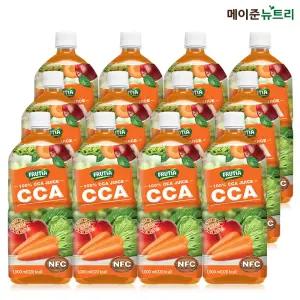NFC 착즙 프루티아 100 CCA 주스 1,000ml 12병