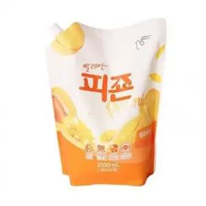 피죤섬유유연제 2100ml 리필 미모사 섬유유연제리필