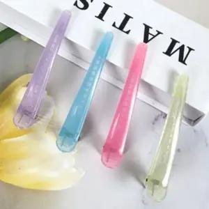 [에이치플러스몰]ksr 반투명 집게핀 헤어 고정핀 앞머리 옆머리 핀