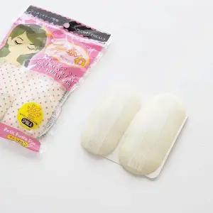 [에이치플러스몰]TC 헤어 볼륨패드 똑딱핀 2P 믹스 (화이트) 업스타일