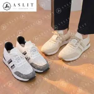 [애슬릿] 여성 러닝화 메쉬 배색 라인 캐주얼 니트 운동화 봄