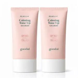 [웰빙창고] 구달 맑은 어성초 진정 수분 톤업 선크림 50ml 2개