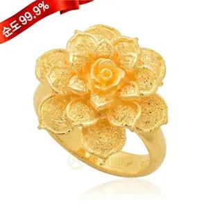 [골드모아]순금 반지 11.25g 24K [별빛장미]