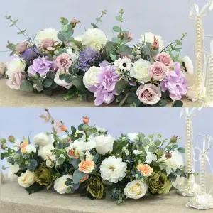 대형 테이블 조화 회의실 꽃 꽃장식 인테리어 대형테이블조화