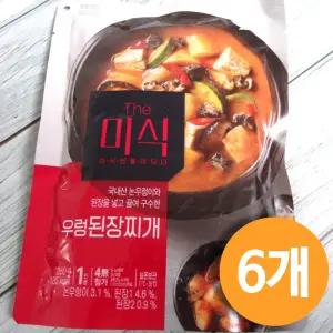 더미식 우렁된장찌개 350g x 6개, 소비기한 2026-05-20 까지