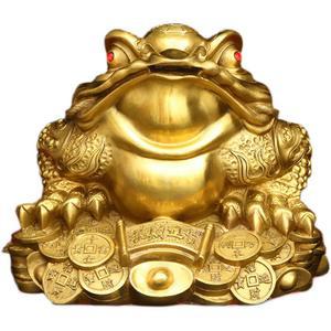 항동 삼족섬 두꺼비 개업 부와 행운 금두꺼비 사이즈 세발 9센티미터 축하 금괴