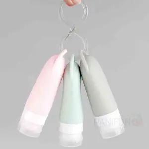 ( )샴푸 실리콘 공병 90ml 샴푸용기 여행공병 여행용소분용기 휴대용샴푸통 화장품공병 샴푸디스펜서 여행