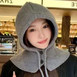 니트 후드 모자 넥워머 바라클라바 귀덮개비니