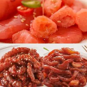 [참맛나젓갈] 밥도둑 3인방 / 명란젓 200g+오징어젓 200g+낙지젓 200g