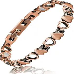 여성용 레아와조 구리 팔찌 자석 더 스마트한 3개의 클라스가 하트 주얼리 선물로 제공됩니다