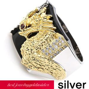 실버 용 오닉스 반지 용반지 남자반지 우정링 은 남성 기념일 선물 생일 아빠선물 신랑 패션 원석1985