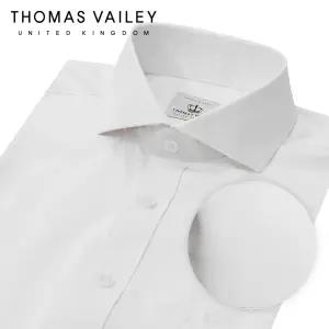 [토마스베일리] 토마스 베일리 남성드레스셔츠 트윌 화이트 와이드카라 슬림핏 1THTHA4MSU109