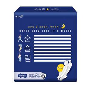예지미인 순 슬림 슈퍼롱 오버나이트 10매 1팩/생리대