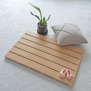 디럭스 욕실발판 대 오크무늬 변기발판 화장실 베란다 생활용품