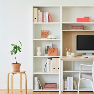 한샘 티오 일반책장 고급형 5단 60cm (컬러 택1)