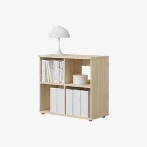 한샘 플롯 책장 2단 80x40cm (옵션 택1)