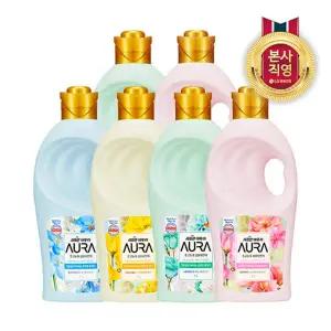 샤프란 아우라 섬유유연제 1L x 6개 (향4종 중 택1)