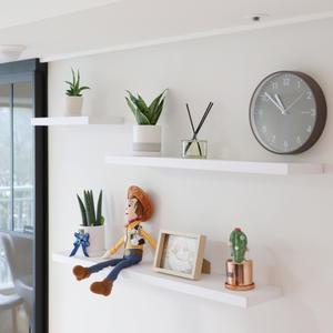 거실 주방 벽걸이 무지주 벽선반 1단 400