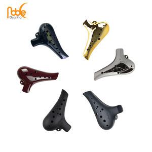 노블오카리나 알토C-군청-흑장미-블랙-티타늄 골드