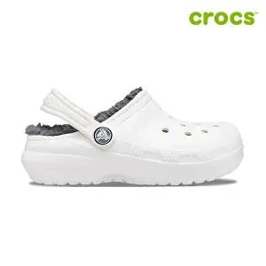 [크록스][크록스 정품] 클래식 라인드 클로그 아동 털샌들 207010-10M