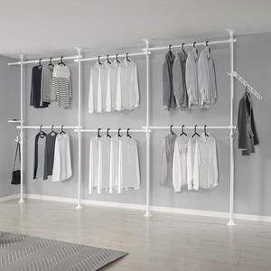 왕자행거 트윈 6단 시스템 드레스룸 행거 992