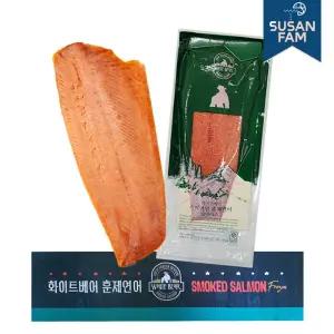 화이트베어 씨로드 훈제연어 슬라이스 9kg 연어 박스